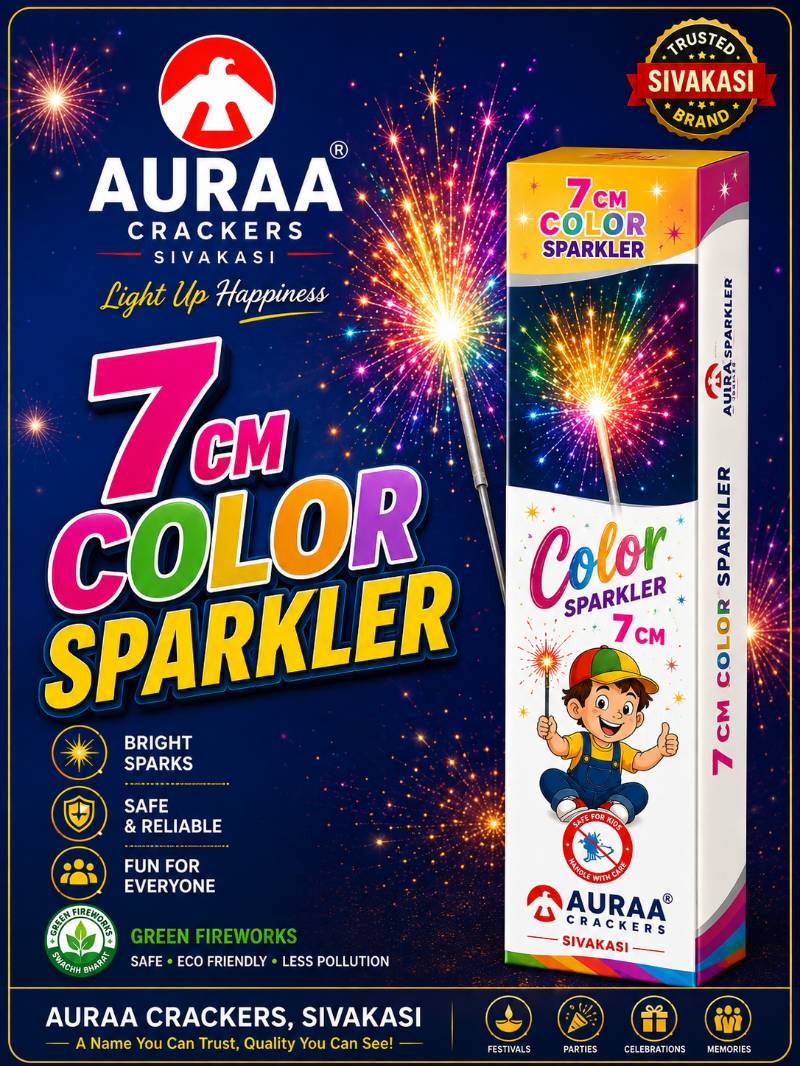 7 CM COLOR SPARKLER